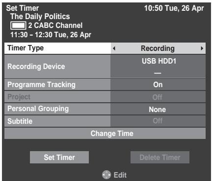 TOSHIBA ZL1 - To search for and schedule a programme you want to record using Genre Search - 2