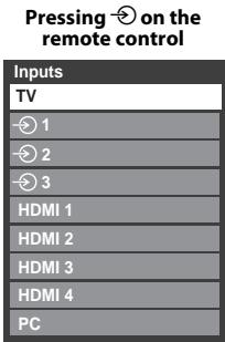 TOSHIBA ZL1 - Input selection - 1