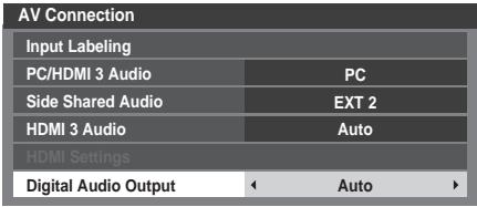TOSHIBA ZL1 - Press ▲ or ▼ to select Digital Audio Output. - 1