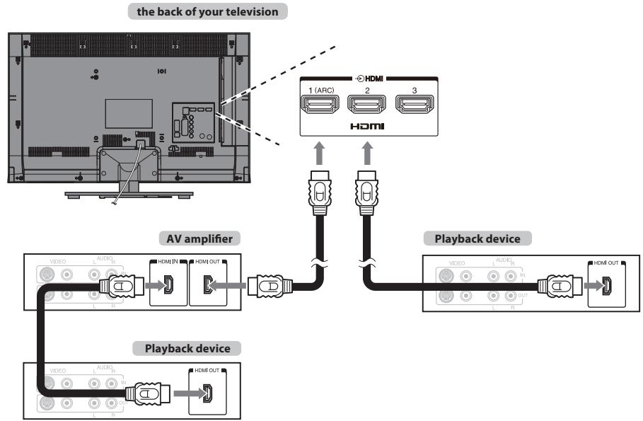TOSHIBA TL966 - REGZA-LINK connection - 1