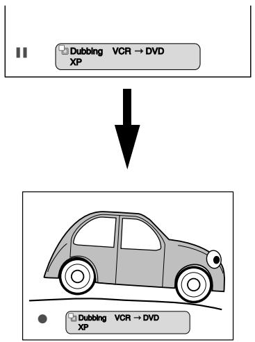 TOSHIBA RD-XV45 - Press [DUBBING VCR > DVD] on the front panel. - 1