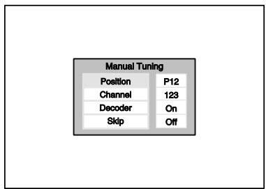 TOSHIBA RD-XV45 - Manual Tuning - 1