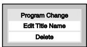 TOSHIBA RD-XV45 - Select the programme you want to edit using [Cursor ▲ / ▼], then press [ENTER]. - 1