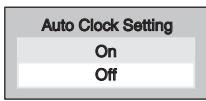 TOSHIBA RD-XV45 - Select "Auto Clock Setting" using [Cursor ▲ / ▼], then press [ENTER]. - 1