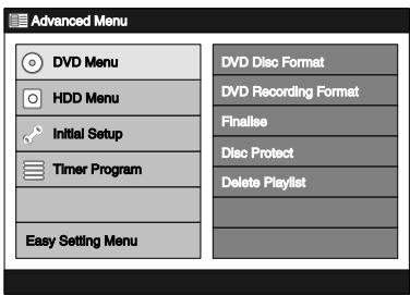 TOSHIBA RD-XV45 - Press [SETUP]. - 1