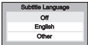 TOSHIBA RD-XV45 - Select "Subtitle Language" using - 1