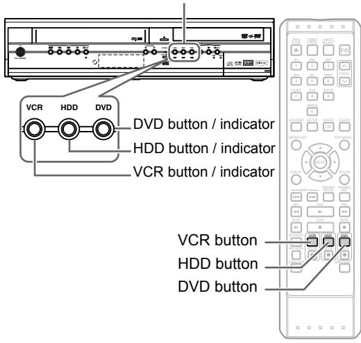TOSHIBA RD-XV45 - HDD / DVD / VCR modes switching - 1