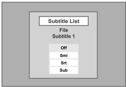 TOSHIBA RD-XV45 - DivX® Subtitle - 1