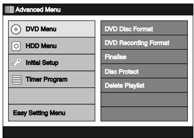 TOSHIBA RD-XV45 - Press [SETUP]. - 1