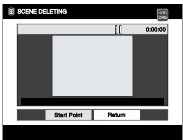 TOSHIBA RD-XV45 - Select "Scene Delete" using [Cursor ▲ / ▼], then press [ENTER]. - 1