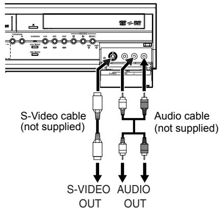 TOSHIBA RD-XV45 - Recording from a camcorder or other Audio-Video equipment with no Scart output socket (AV3) - 1