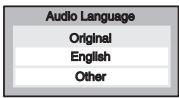 TOSHIBA RD-XV45 - Select "Audio Language" using - 1