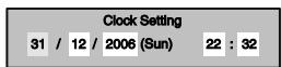 TOSHIBA RD-XV45 - Manual Clock Setting - 1
