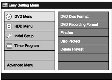 TOSHIBA RD-XV45 - Press [SETUP]. - 1