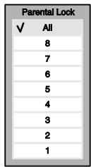 TOSHIBA RD-XV45 - Select "Parental Lock" using [Cursor ▲ / ▼], then press [ENTER]. - 1