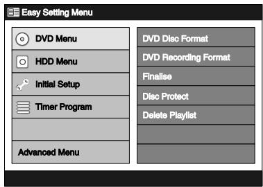 TOSHIBA RD-XV45 - Press [SETUP]. - 1