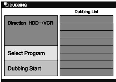 TOSHIBA RD-XV45 - Press [DUBBING MODE]. - 2