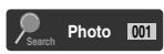 TOSHIBA D-R4 - ● Direct input of a photo number - 1