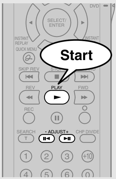 SELECT/ ENTER INSTANT REPLAY QUICK MENU SKIP REV STOP REV REV PLAY FWD REC - T - ADJUST+ CHP DIVIDE 1 2 3 +10 4 5 6 0 Start