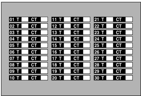 TOSHIBA D-R4 - Memory list - 1