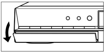 TOSHIBA D-R4 - ■ To open or close the cover on the front panel - 1