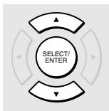 TOSHIBA D-R4 - Press ▲/▼ to select "AV record quality," then press SELECT/ENTER. - 1
