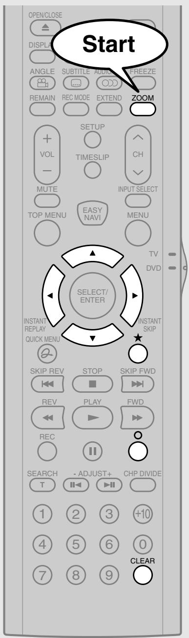 Start OPEN/CLOSE DISPLAY ANGLE SUBTITLE AUDIO FREEZE REMAIN REC MODE EXTEND ZOOM + VOL - MUTE TOP MENU EASY NAVI INPUT SELECT MENU TV DVD SELECT/ ENTER INSTANT REPLAY QUICK MENU INSTANT SKIP SKIP REV STOP SKIP FWD REV PLAY FWD REC SEARCH - ADJUST+ CHP DIVIDE T II II 1 2 3 +10 4 5 6 0 7 8 9 CLEAR