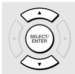 TOSHIBA D-R4 - Press ▲/▼ to select a desired item, then press SELECT/ENTER. - 1