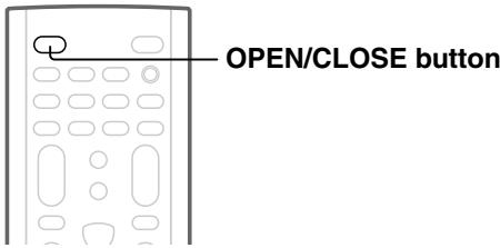 OPEN/CLOSE button
