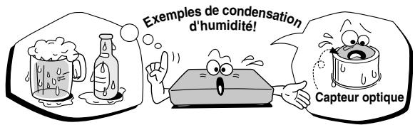 TOSHIBA HD-A3 - Une condensation d'humidité peut endommager l'appareil. Lisez attentivement ce qui suit. - 1
