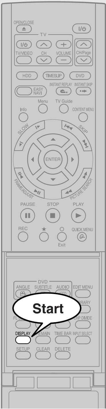 TOSHIBA RD-XS34 - Operational status and setting details - 1
