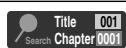 TOSHIBA RD-XS34 - Press ▲ / ▼ to select a section (title or chapter) you want to locate. - 2