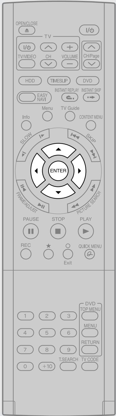 TOSHIBA RD-XS34 - Press ENTER. - 3