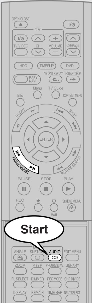 TOSHIBA RD-XS34 - Selecting the sound - 1