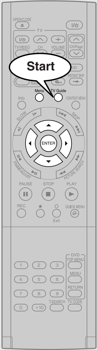 TOSHIBA RD-XS34 - Changing the recording options - 1