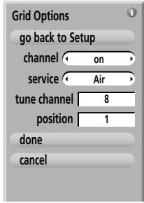 TOSHIBA RD-XS34 - To switch channels on/off in LISTINGS - 1