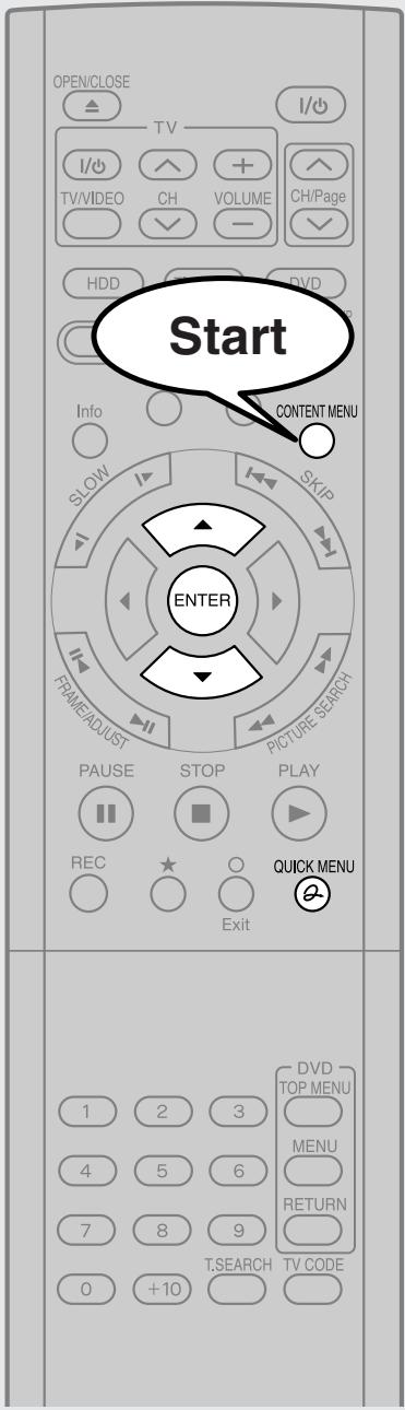 TOSHIBA RD-XS34 - Playlist editing (Collecting desired scenes) - 1