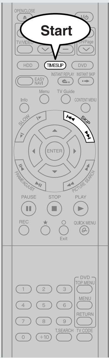 TOSHIBA RD-XS34 - Playing a TV program currently being recorded (Chase Play) - 1