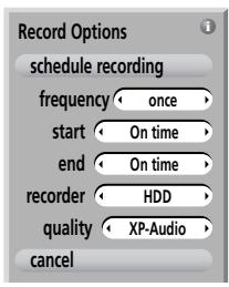 TOSHIBA RD-XS34 - Changing the recording options - 5