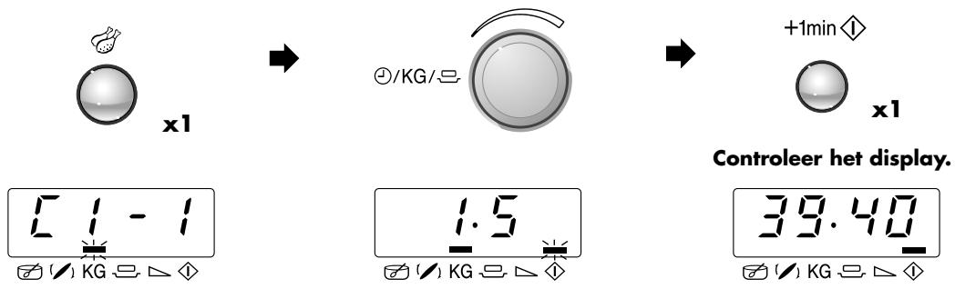 SHARP R-24ST/2B34 - Bijvoorbeeld 1 voor EXPRES MENU: - 1