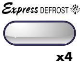 SHARP R-24ST/2B34 - TABELLE: EXPRESS-GAREN & EXPRESS-AUFTAUEN - 11
