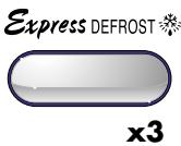 SHARP R-24ST/2B34 - TABELLE: EXPRESS-GAREN & EXPRESS-AUFTAUEN - 10