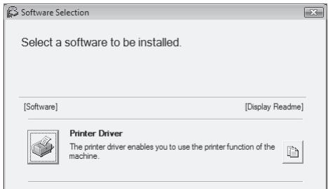 SHARP R-D - Click the "MFP Driver" button. - 2