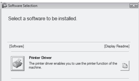 SHARP R-N - Click the "MFP Driver" button. - 2