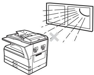 SHARP R-N - Do not install your machine in areas that are: - 2