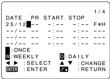 SHARP DV-HR300F - When the correct date for your recording is shown, press  to move to the next setting. - 1