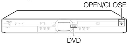 SHARP DV-HR300F - Loading Disc - 1