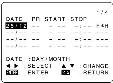 SHARP DV-HR300F - Press SET/ENTER to display today's date. - 1
