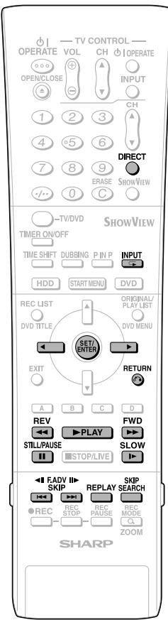 SHARP DV-HR300F - Turning off PBC function when playing back a PBC compatible video CD - 1