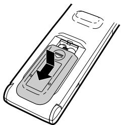 SHARP DV-HR300F - Loading the Batteries - 1